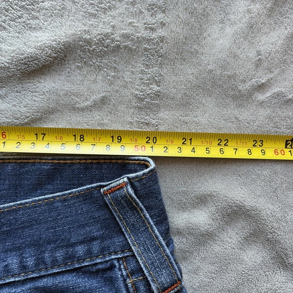 VTG True Religion Jeans Mens 40x30 Blue Ricky Stitch Flap Y2K USA